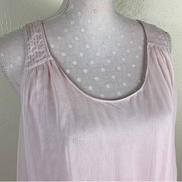 Vintage Victoria's Secret Gold Label 90s‎ Y2K Pink Sequin Chemise Sz M Tank Top - Picture 11 of 11